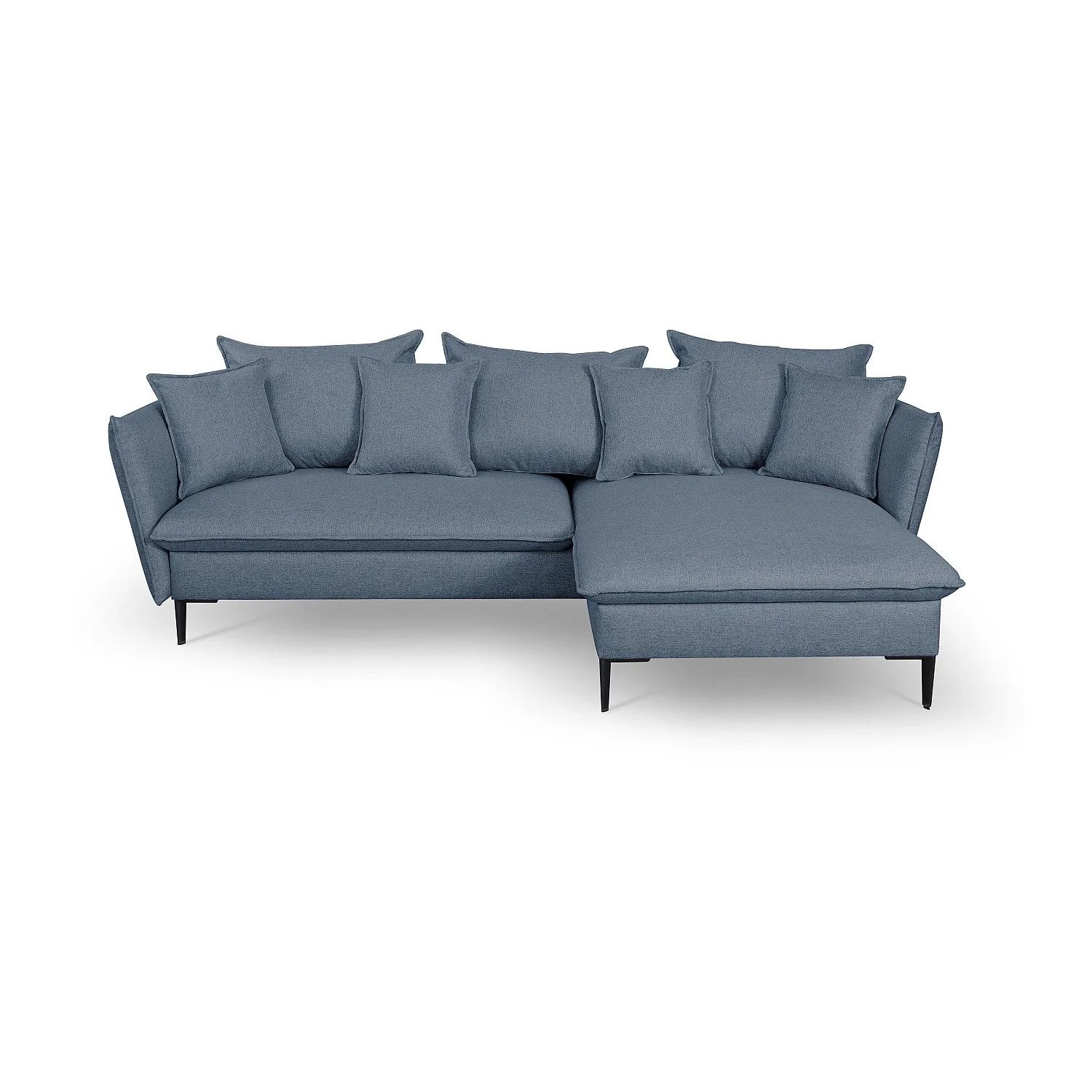 Vente-unique Schlafsofa Lazare Blau 258 cm