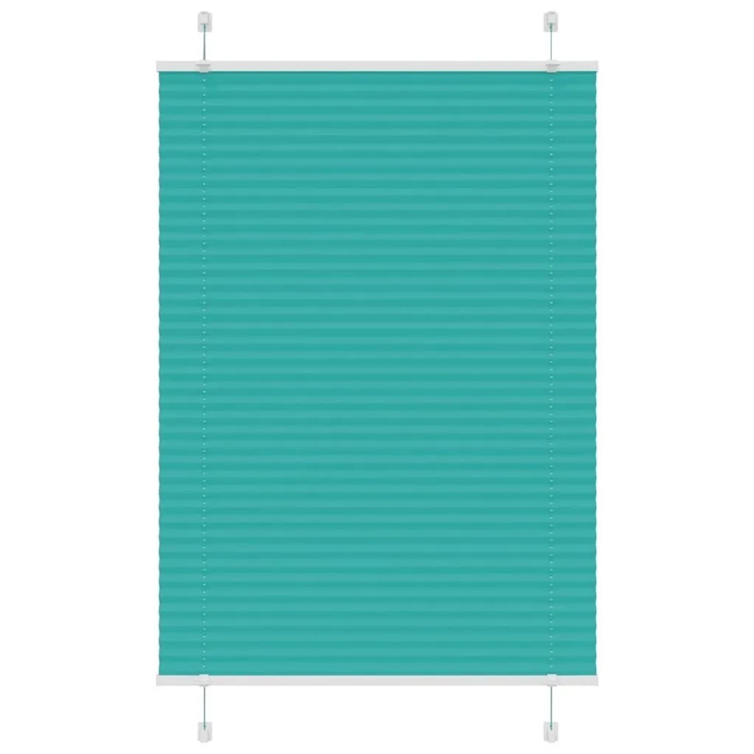 vidaXL Plissee Petrolgrün 95x150 cm Stoffbreite 94,4 cm Polyester 4015397 günstig online kaufen