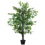 Outsunny künstlicher Baum, 145cm hoch, im Topf. Dekorative Zimmerpflanze für Innen und Außen.