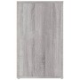 VidaXL Nachttisch Grau Sonoma, Holzwerkstoff, 50x36x60 cm. Schlichtes Design für Schlafzimmer.