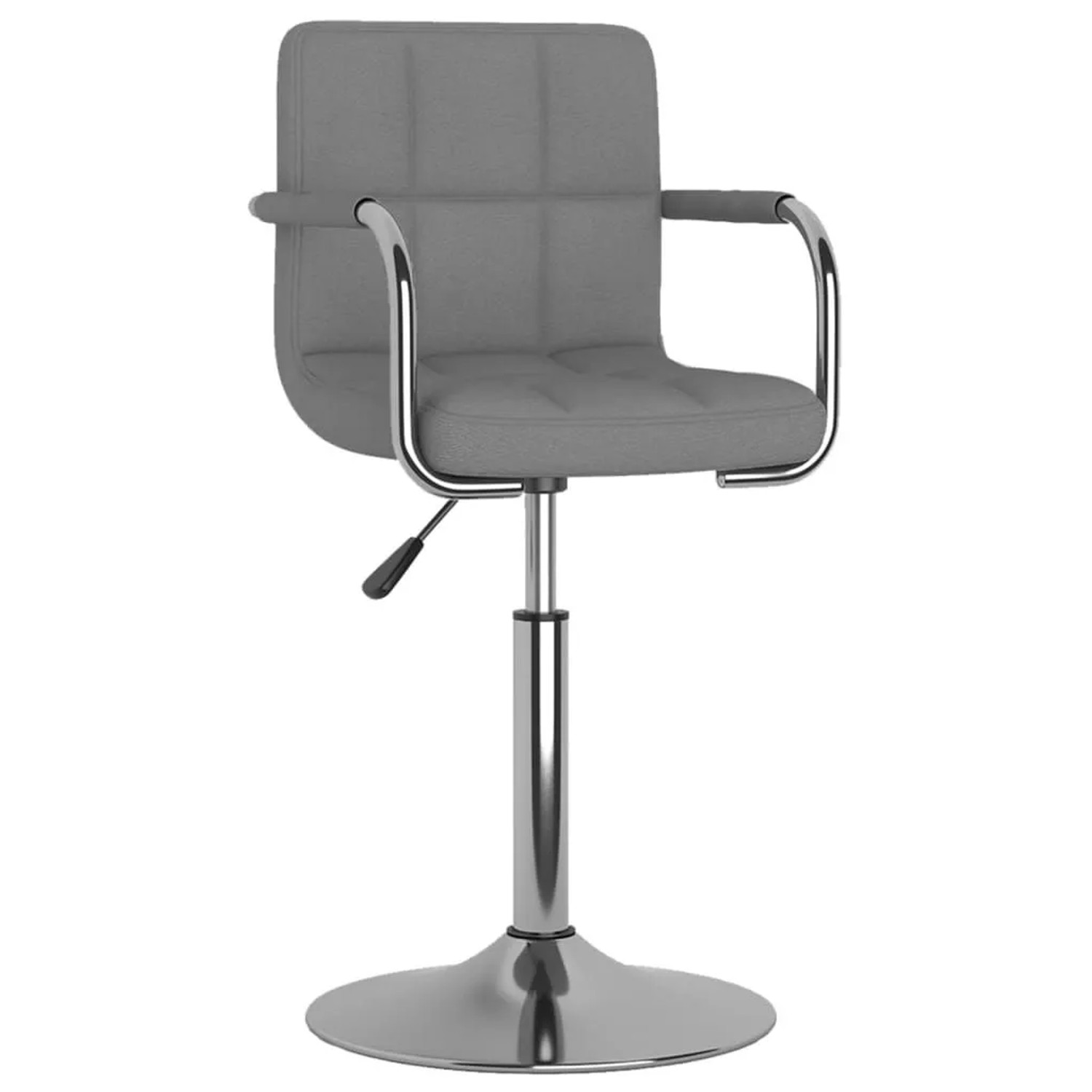 vidaXL Barhocker Hellgrau Stoff 334543