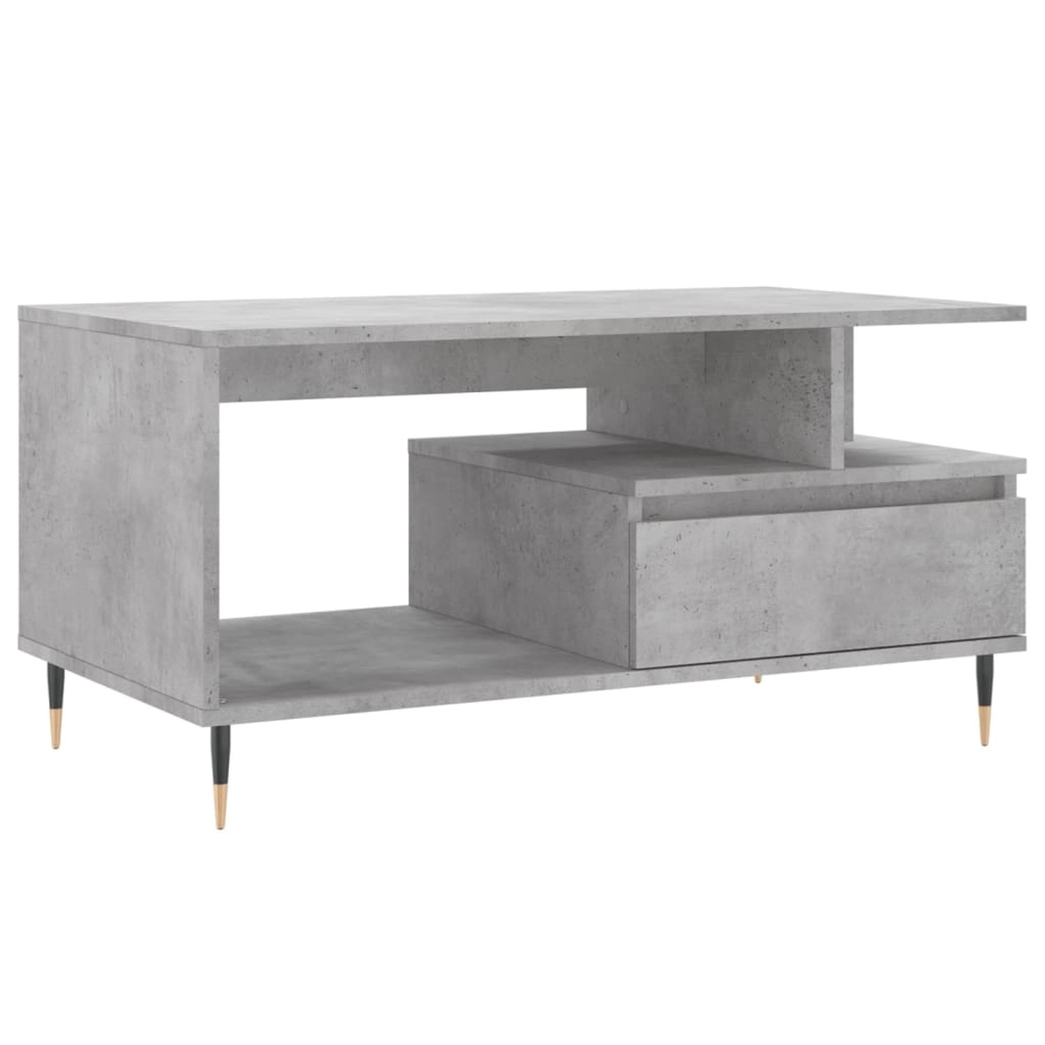 vidaXL Couchtisch Betongrau 90x49x45 cm Holzwerkstoff Modell 5 günstig online kaufen