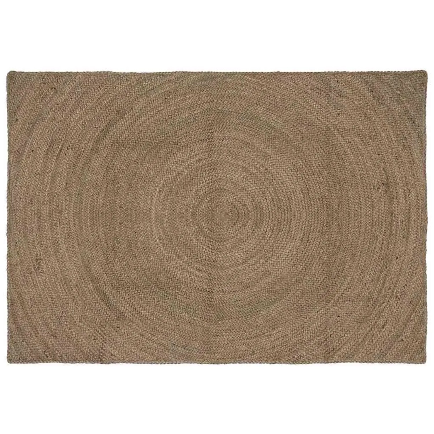 vidaXL Bereichsteppiche Rechtwinklig Grau 140 x 200 cm Jute 42010542