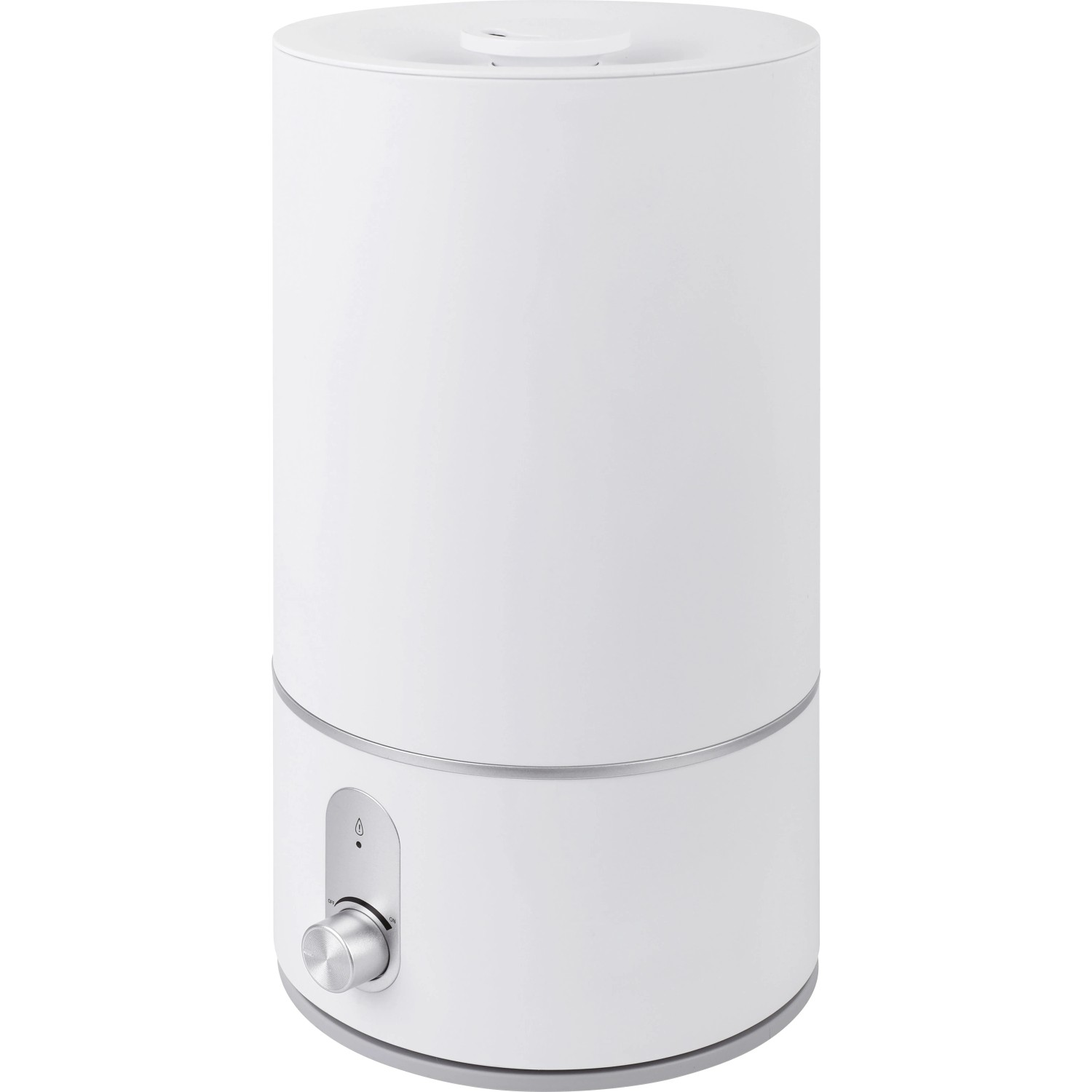 Weiß-silberner Luftbefeuchter LBF-25-32 Fresh Air für ein angenehmes Raumklima.