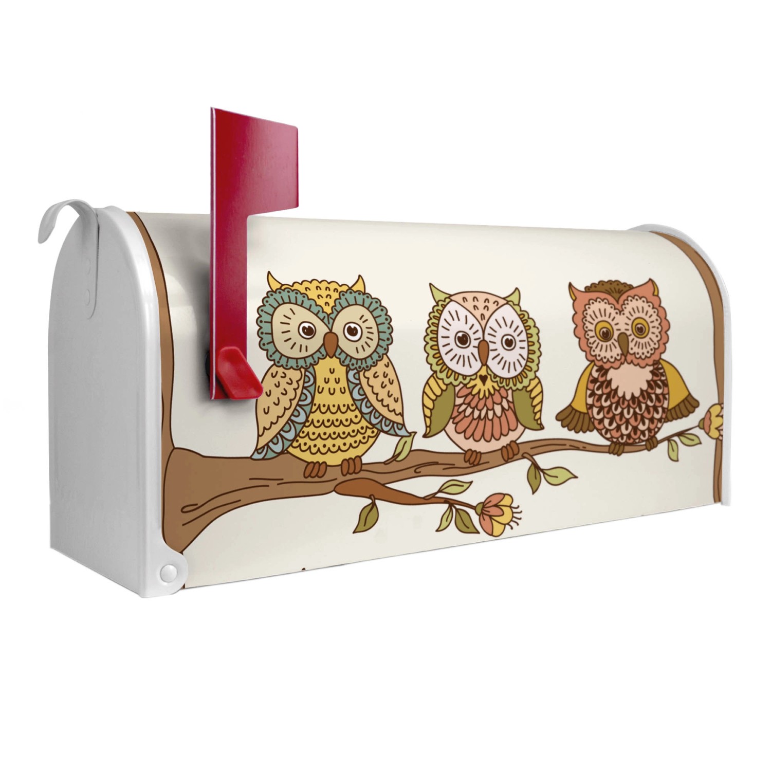 Banjado Amerikanischer Briefkasten Weiß 48x22x16cm US Mailbox Letterbox Pos günstig online kaufen