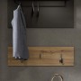 Inn.Furn Garderobenpaneel Eiche Grau 80 cm mit Kleiderstange Cooper_2