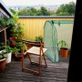 Relaxdays Foliengewächshaus Stahl Kunststoff Transparent Dunkelgrün Mit Tür 80 cm x 113 cm x 70 cm_3