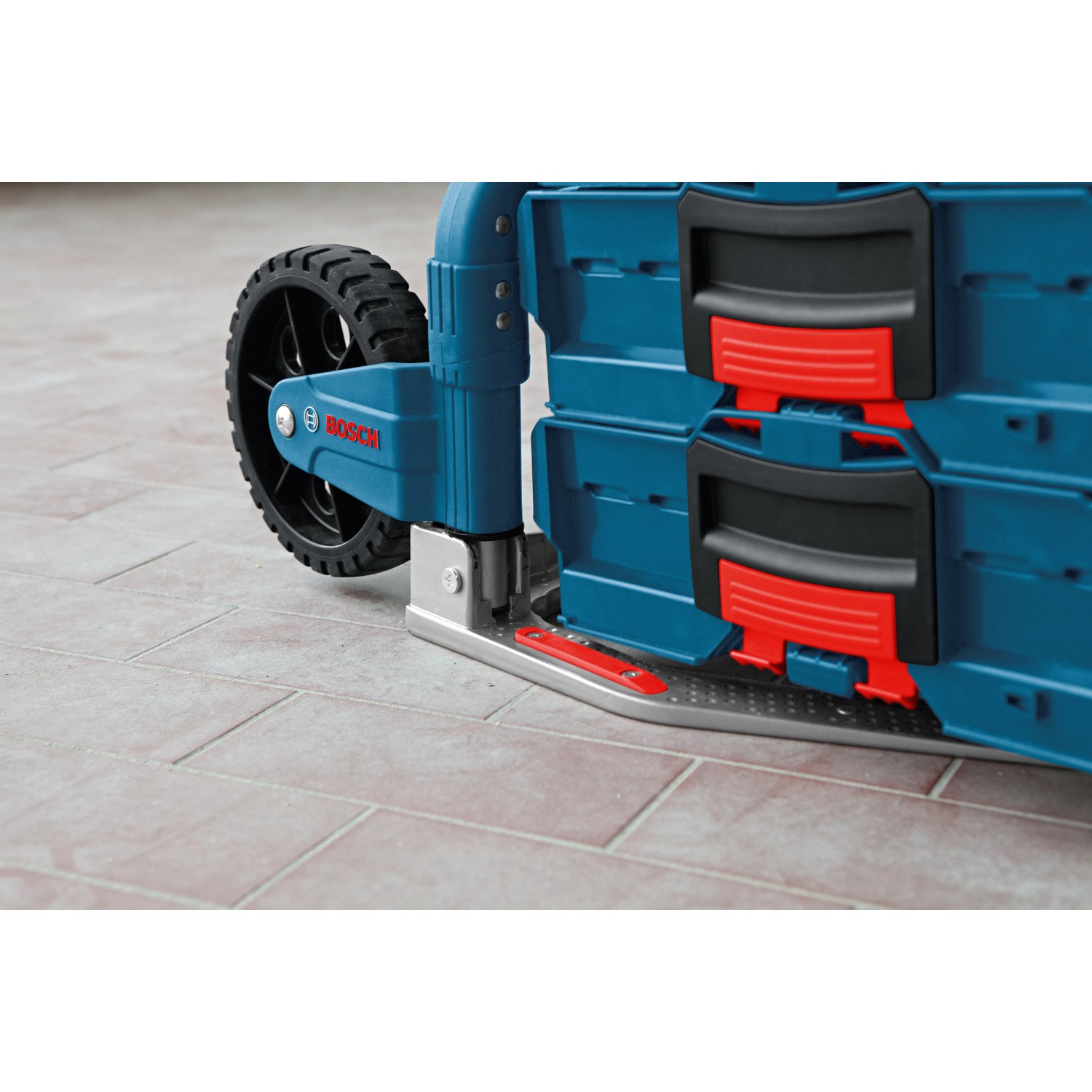 Bosch Professional Alu-Caddy Sackkarre für Werkzeugkoffer des MobilitySystems.