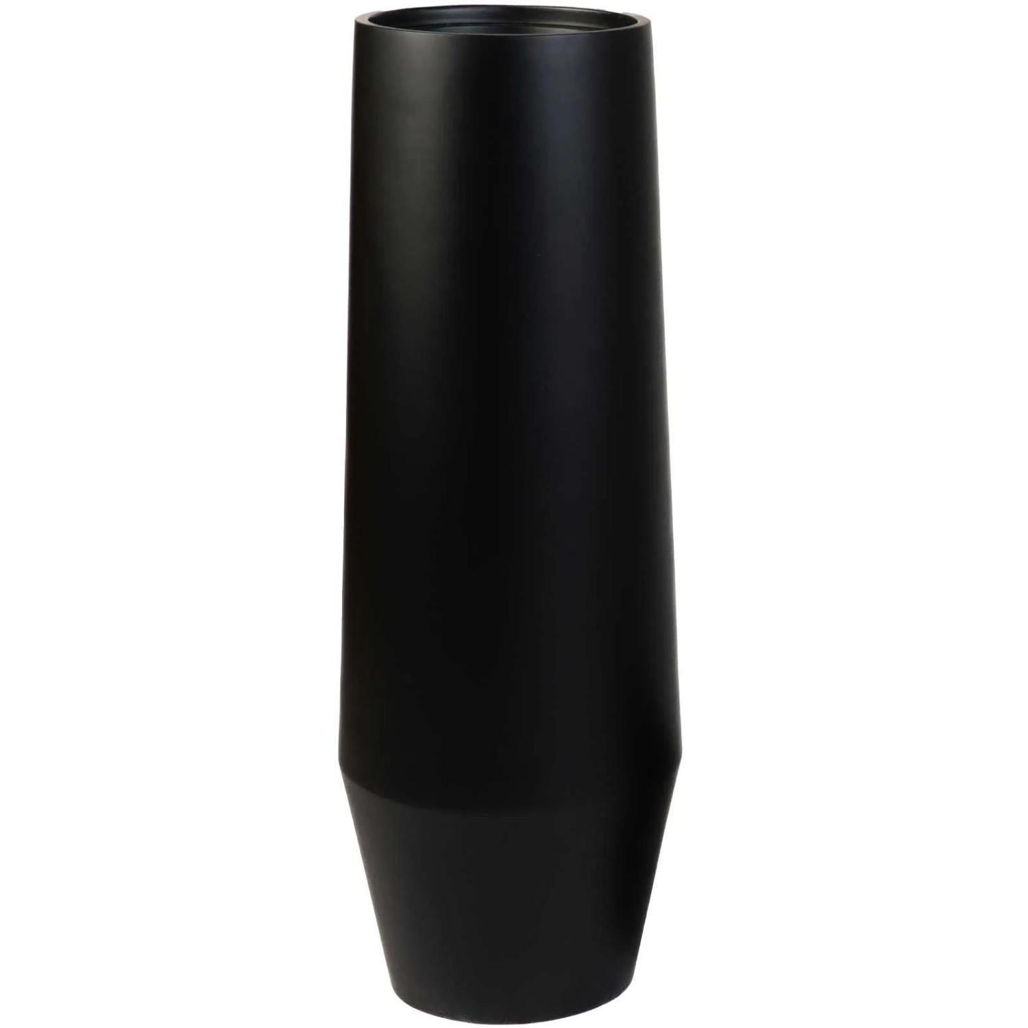 Vivanno Bodenvase Berbelo 28 cm x 28 cm x 80 cm Schwarz