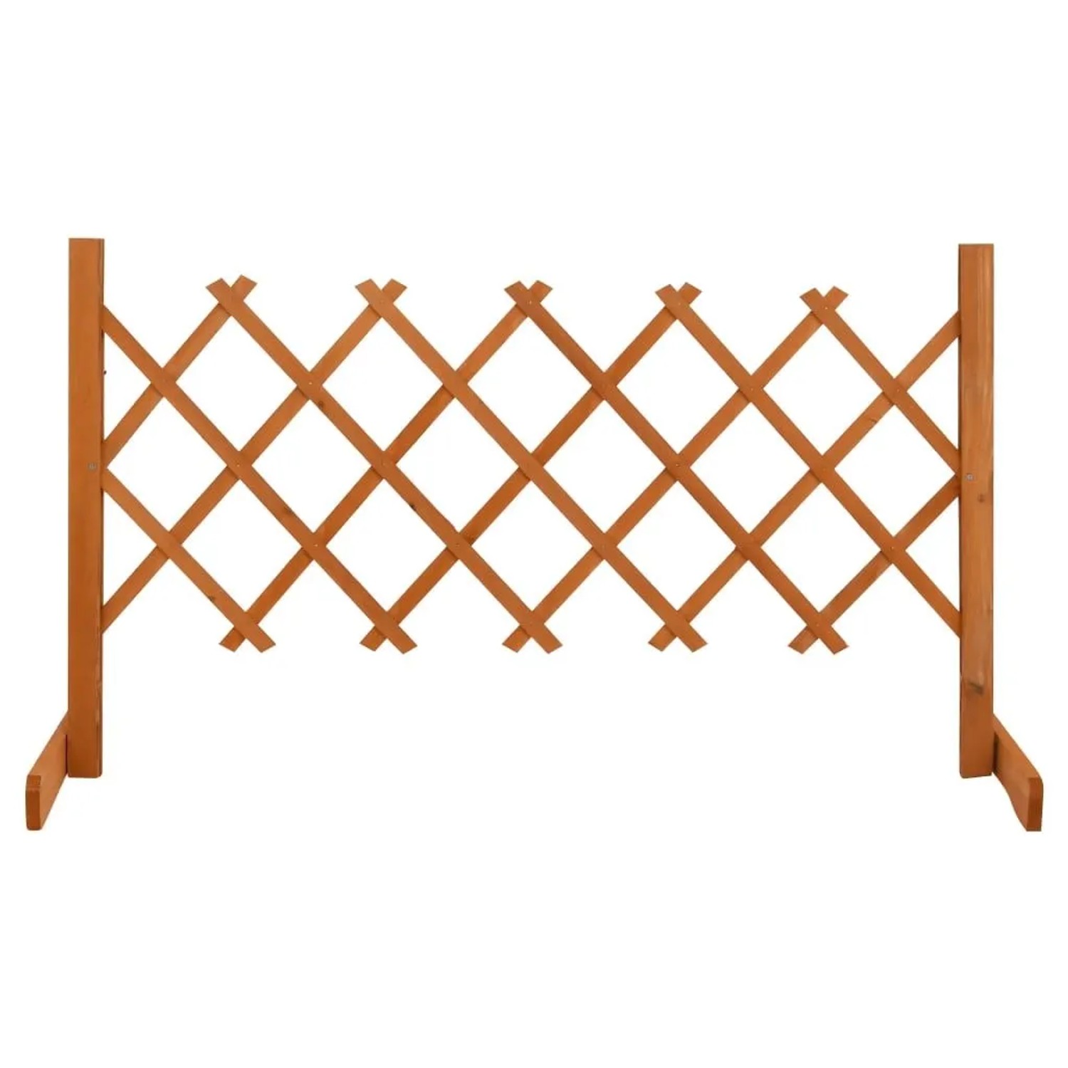 vidaXL Garten-Rankzaun Orange 120x60 cm Massivholz Tanne 314822 günstig online kaufen