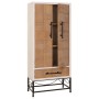 MCW Hochschrank N30 Massiv-Holz MDF 167x72x41cm