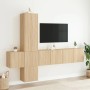 VidaXL Wohnwand, 5-teilig, Sonoma-Eiche, Holzwerkstoff, Modell 5. Hängende TV-Schränke im Wohnzimmer.