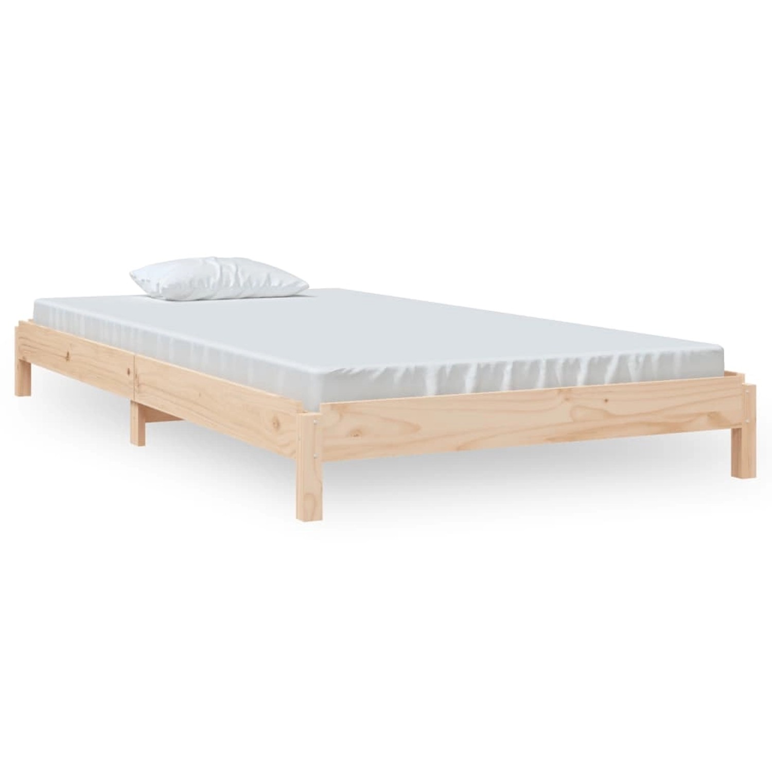 vidaXL Stapelbett 100x200 cm Massivholz Kiefer1381627 günstig online kaufen