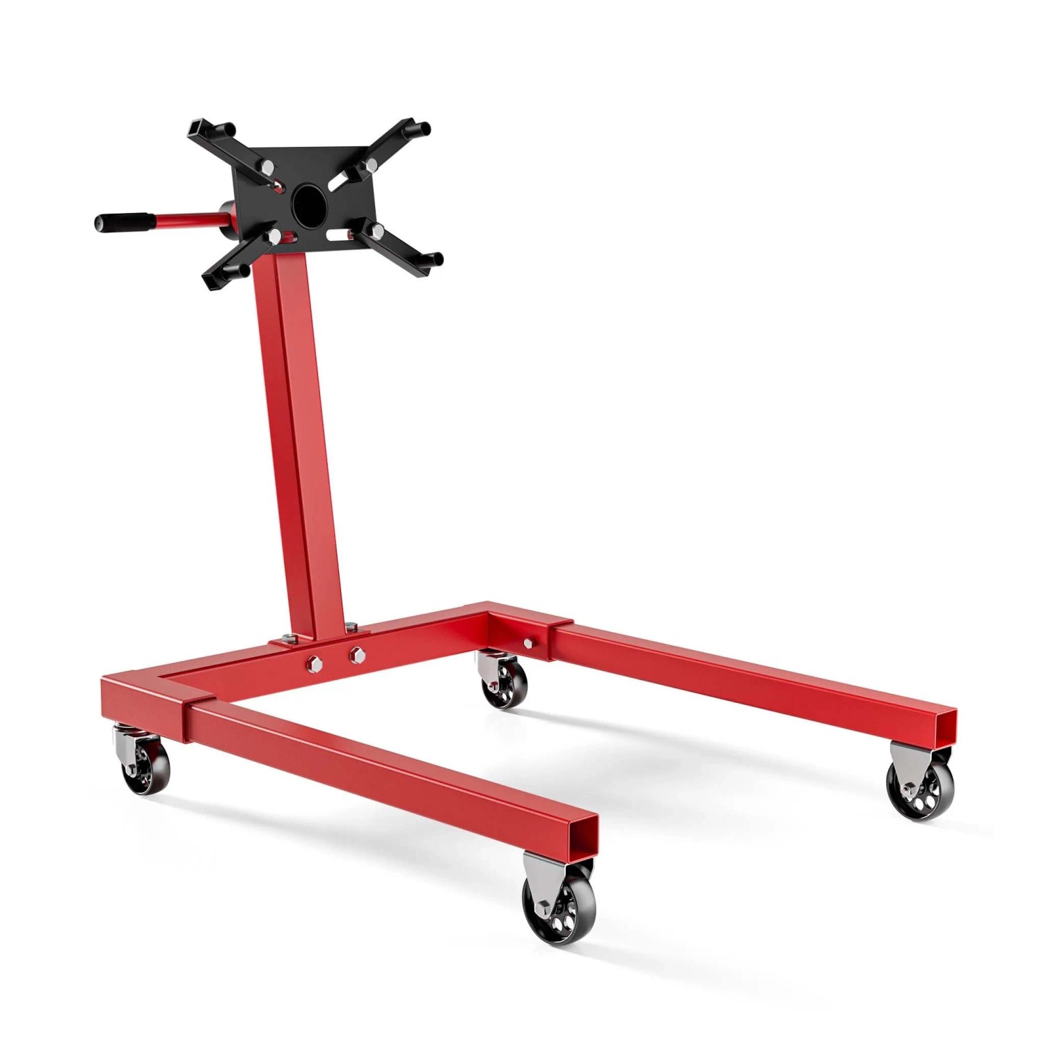 Wiltec Motorständer 570Kg Lackierter Stahl Motorheber Getriebehalter
