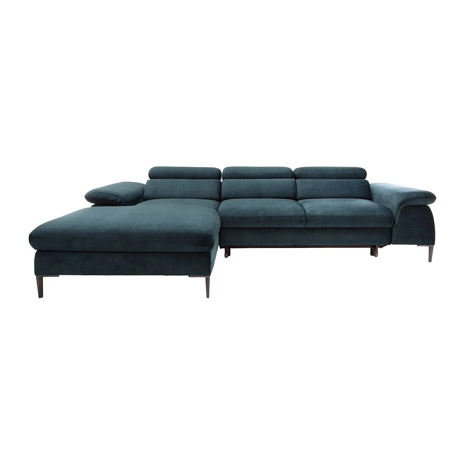 Vente-unique Schlafsofa Sepina Marineblau 288 cm