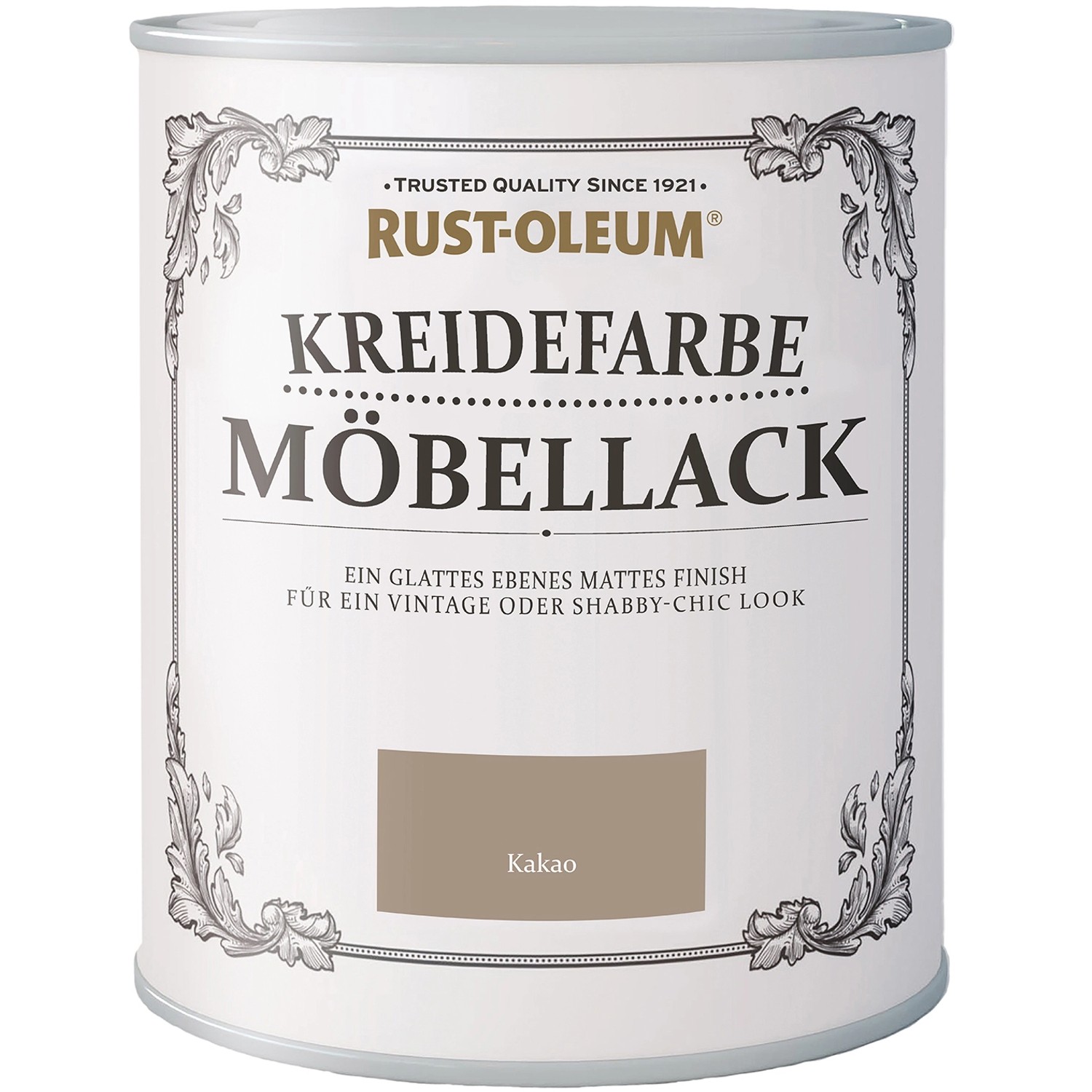 Rust-Oleum Kreidefarbe Möbellack Kakao Matt 750 ml