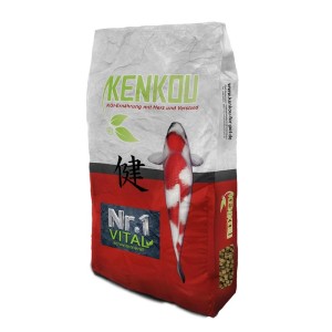 Kenkou Koifutter Nr.1 Vital, 5mm Pellets im 5kg Sack. Premium Teichfutter für gesundes Wachstum und Farbenpracht.