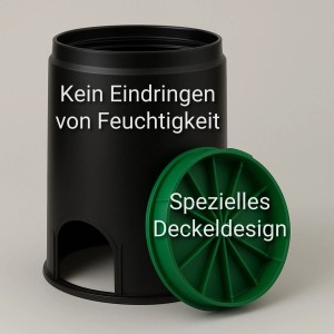 Kerry Electronics Ventilbox Bodeneinbaudose Rund Größe S