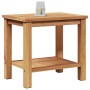 vidaXL Couchtisch Braun 50 x 35 x 45 cm Teak-Massivholz 42002307_3