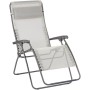 Lafuma Relaxsessel RSXA CLIP XL Batyline® Seigle II, Gartenstuhl mit verstellbarer Kopfstütze.
