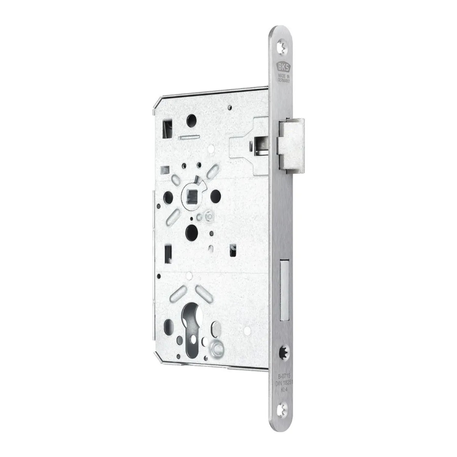 SOTECH BKS Türschloss 0715 PZ Schloss Klasse 4 Dornmaß 65 mm Stulp 20 mm DIN Rechts Entfernung 72 mm