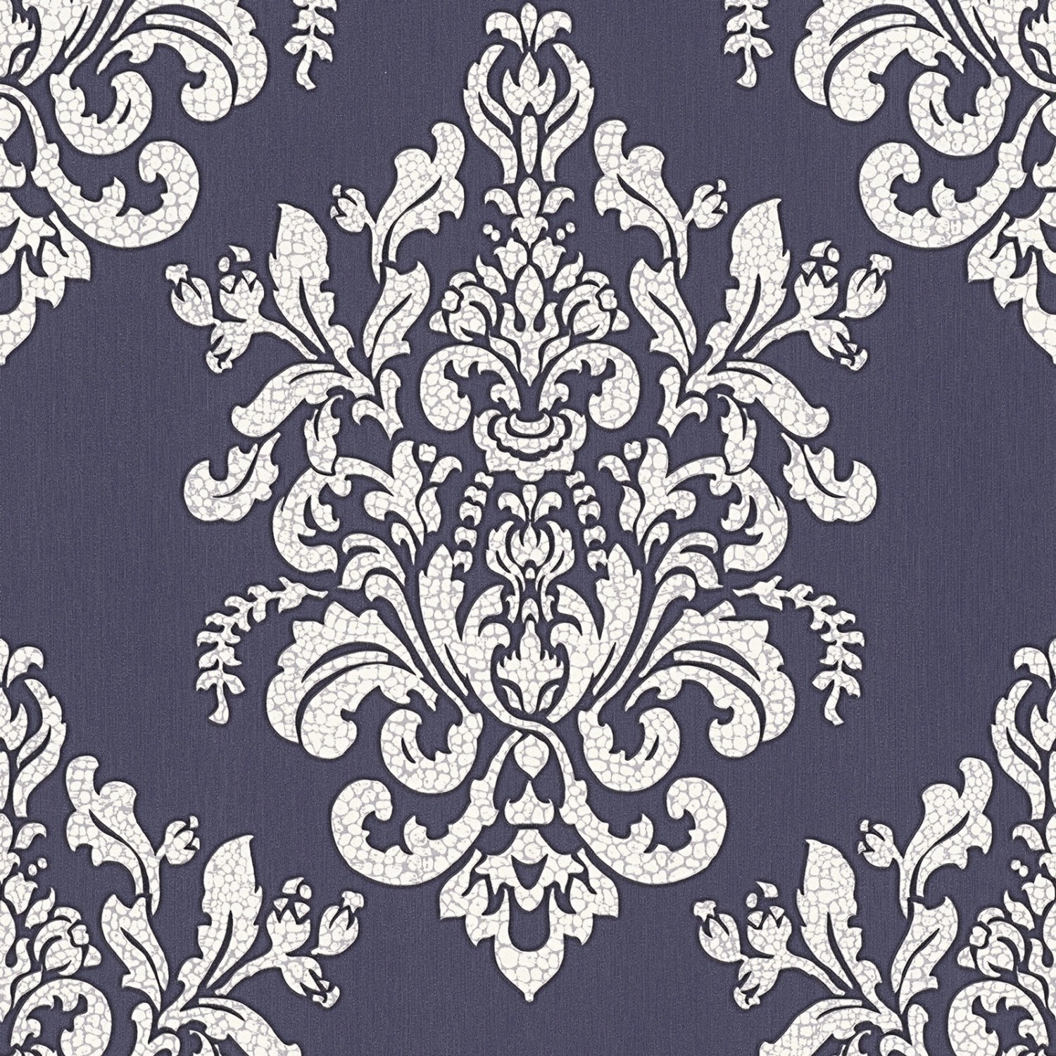 Bricoflor Englische Tapete in Violett Weiß Elegante Vlies Musstertapete im Barock Stil Muster Vliestapete mit Ornament i