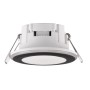 Trio LED Einbaustrahler Argus, 8,2cm, Schwarz matt. LED-Leuchte für Decken und Wände.