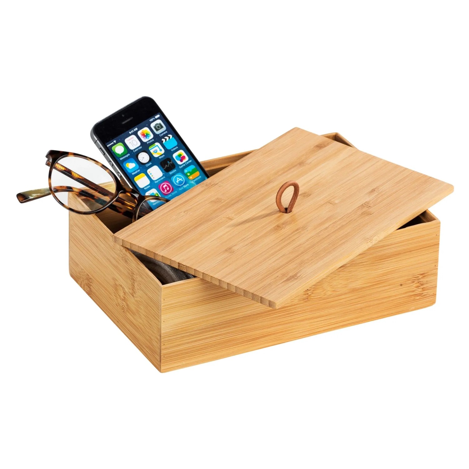 Wenko Badbox Terra mit Deckel Braun_4