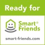Smart Friends Logo: Kompatibilität für Schellenberg Funk-Markisenantrieb Premium
