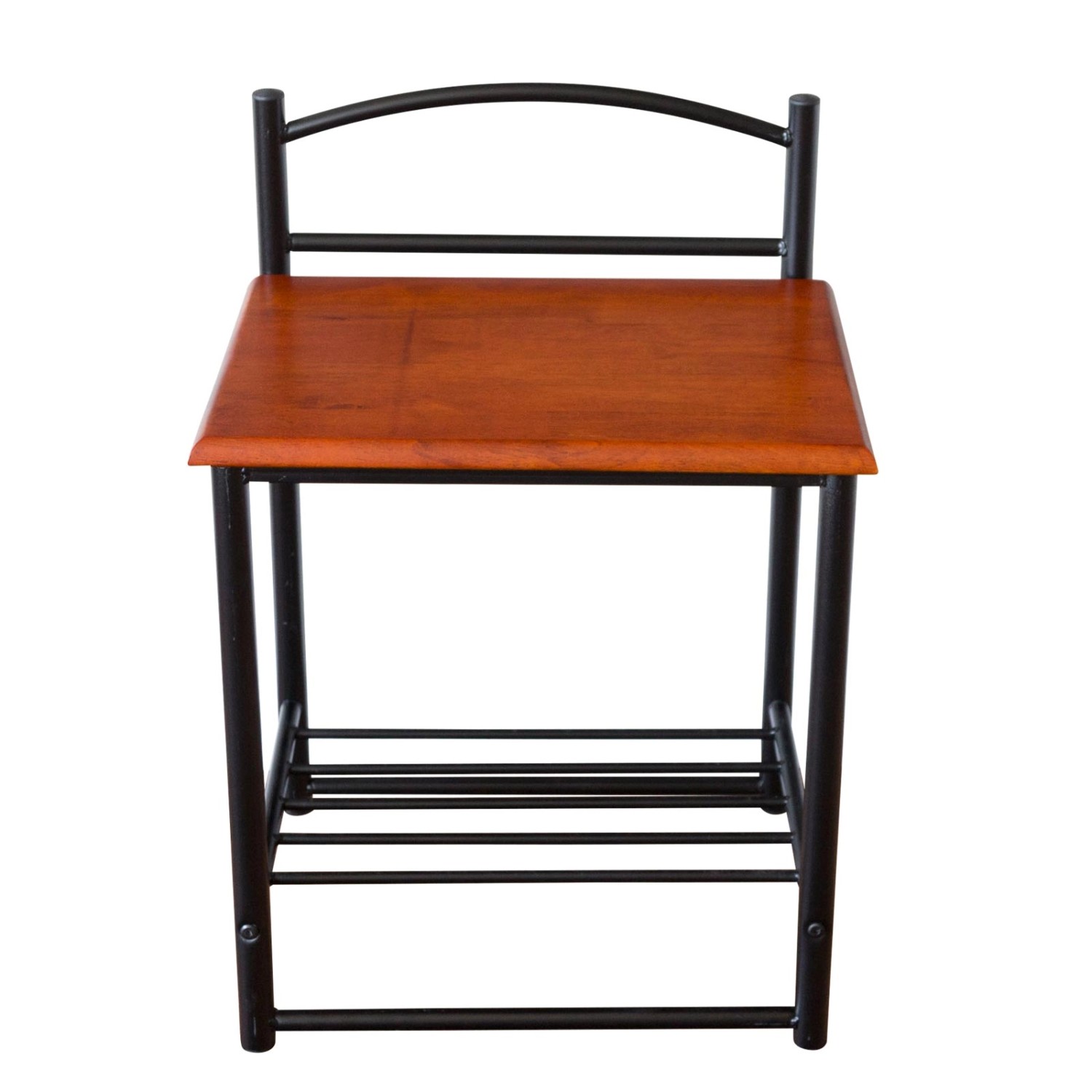 Homestyle4u Nachttisch Nachtschrank Metall Beistelltisch 551