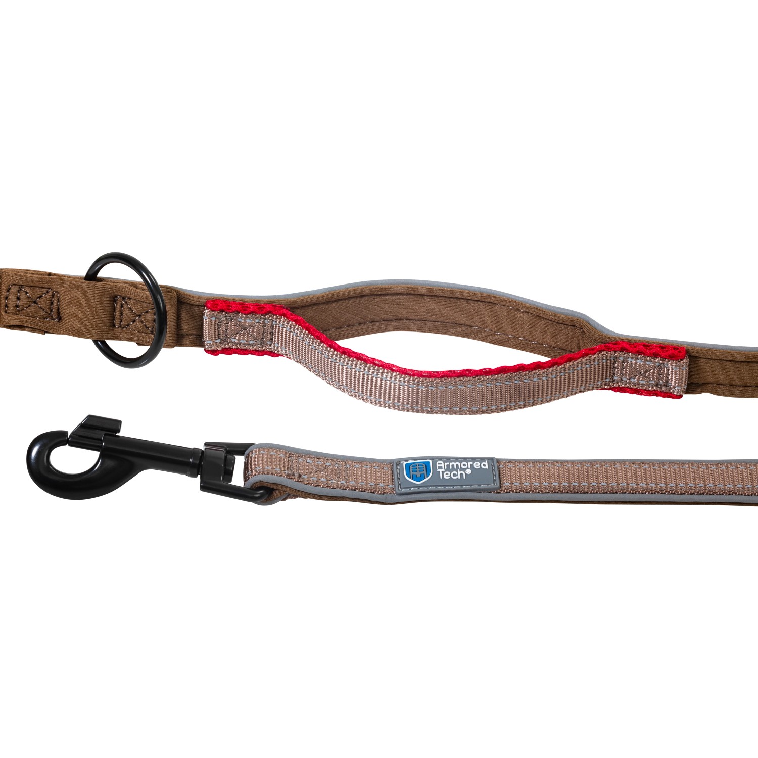 ArmoredTech Hundeleine Multi Comfort Breite 15 mm Länge 220 cm Mocca