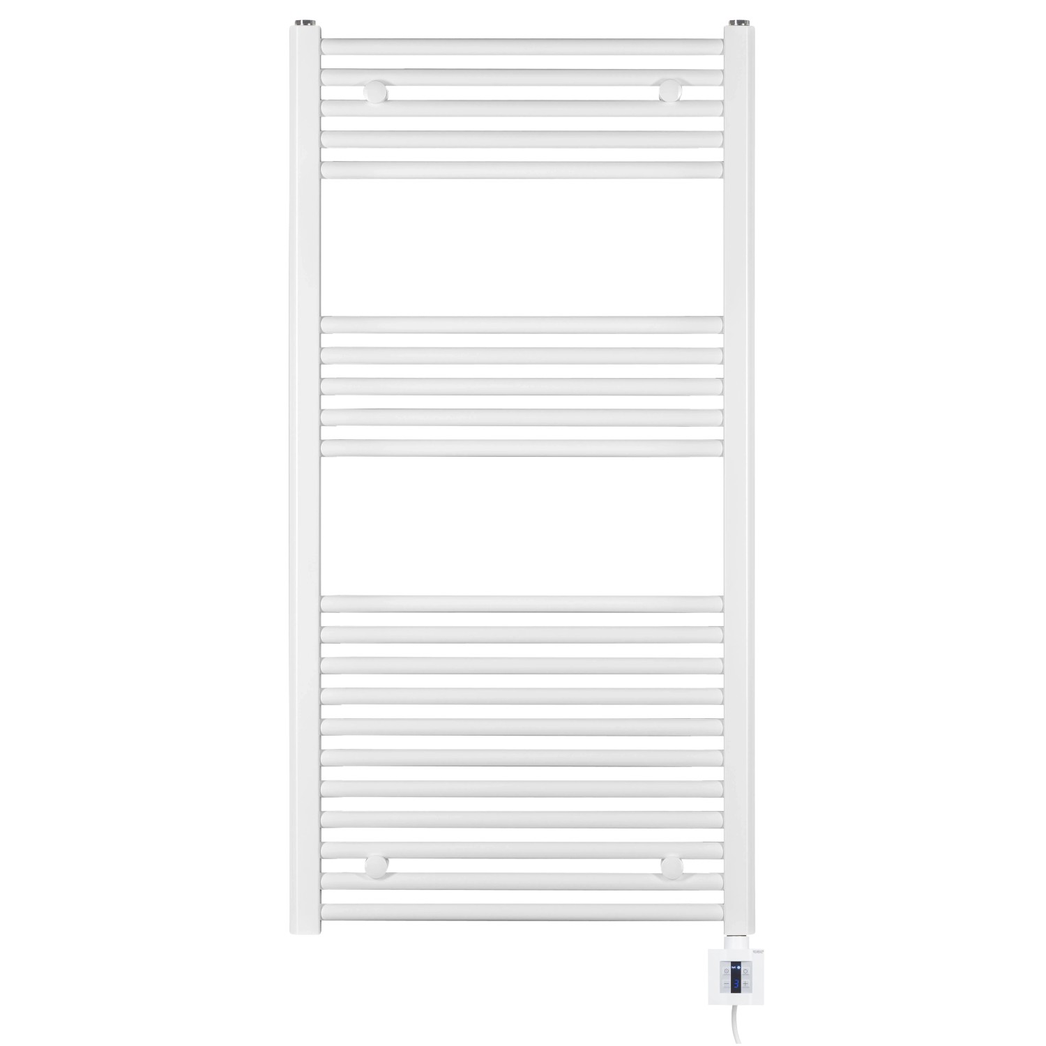 anapont Elektrischer Weiß Badheizkörper 1175x600 Handtuchheizkörper  Badheizung Elektrisch Timer Thermostat Handtuchheiz...