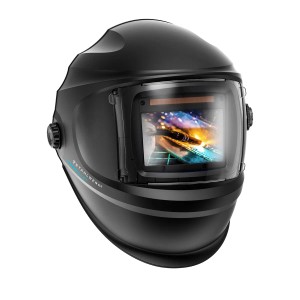 STAHLWERK Schweißhelm Bullet 3-in-1 Automatik Schweißerhelm, Frontansicht.