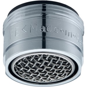 RST Perlstrahler LL Isoflow M24x1: Mischdüse aus Chrom mit Sieb für Waschtischarmatur.