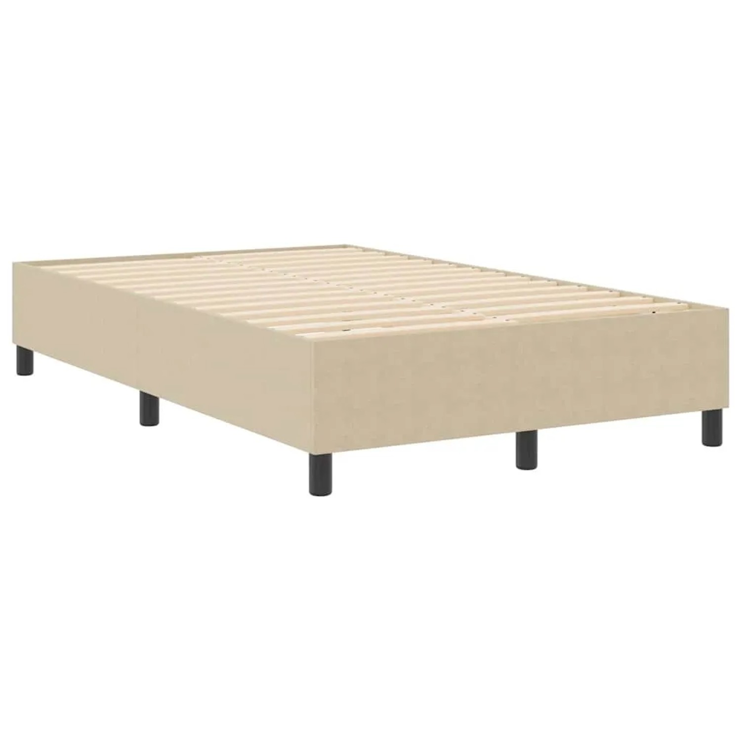 vidaXL Boxspringbett Grau-Grün 120 x 200 cm Cordstoff 3337406 günstig online kaufen