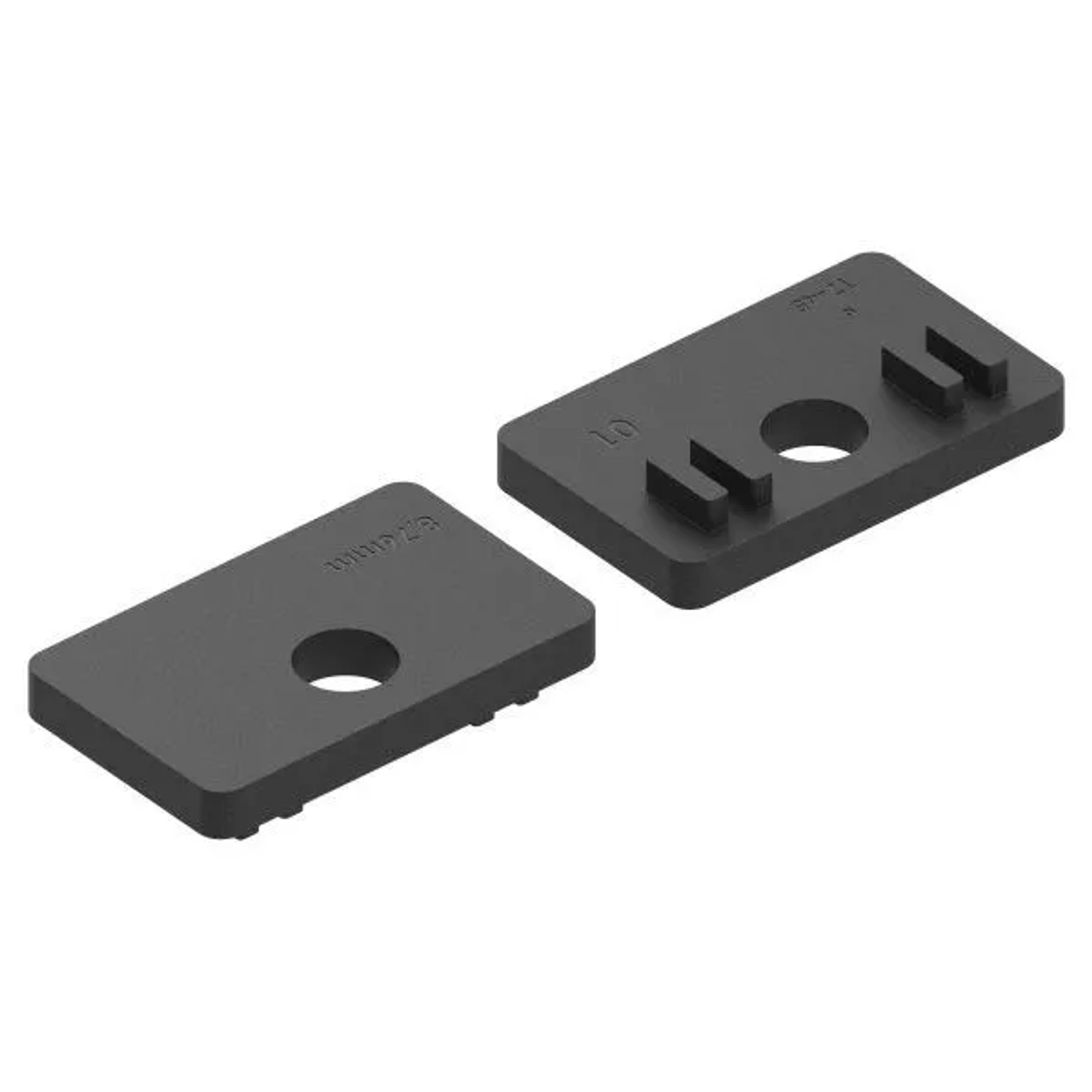 FeNau 1 Paar Gummis Zu Glasklemme 55x65x37,5 mm AbZ Für 8,76 mm Glas VSG