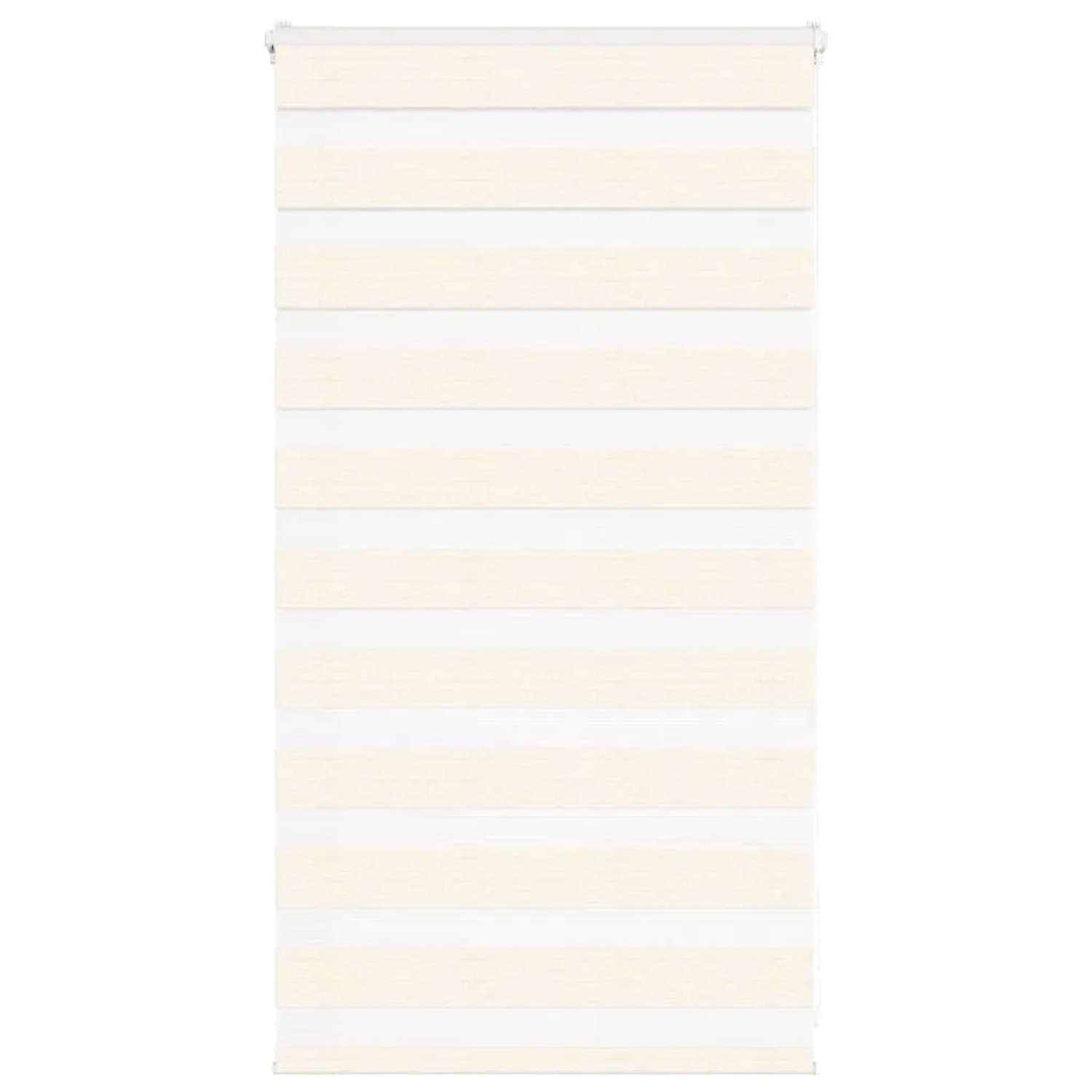 vidaXL Doppelrollo Marmorbeige 85x100 cm Stoffbreite 80,9 cm Polyester 4014 günstig online kaufen