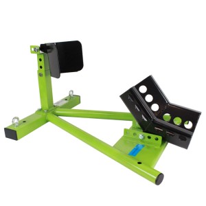 TRUTZHOLM Motorradständer vorne, grün, für 17-21 Zoll Räder, ideal für Wartung und Transport.