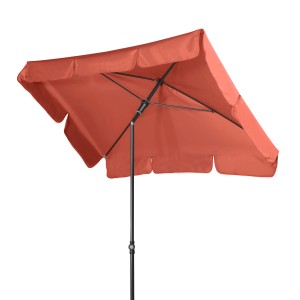 Doppler Sonnenschirm Sunline Neo, 185x120 cm, Terracotta, wasserdicht, ideal für Balkon und Terrasse.