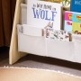 SoBuy Bücherregal Kinderregal mit 4 Stofffächern Zeitungsständer KMB50-N_7