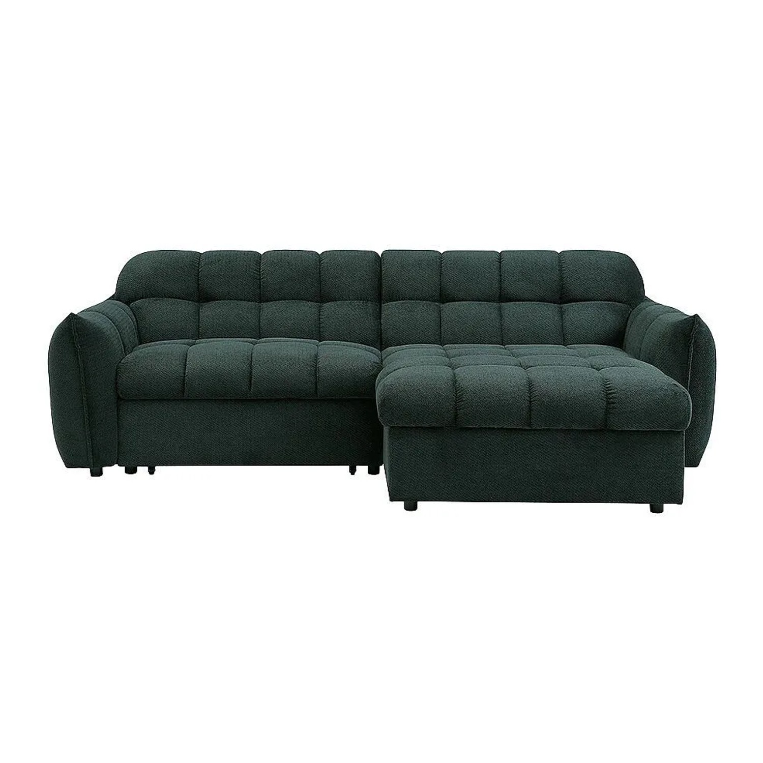 Vente-unique Schlafsofa Lirobi Tannengrün 252 cm