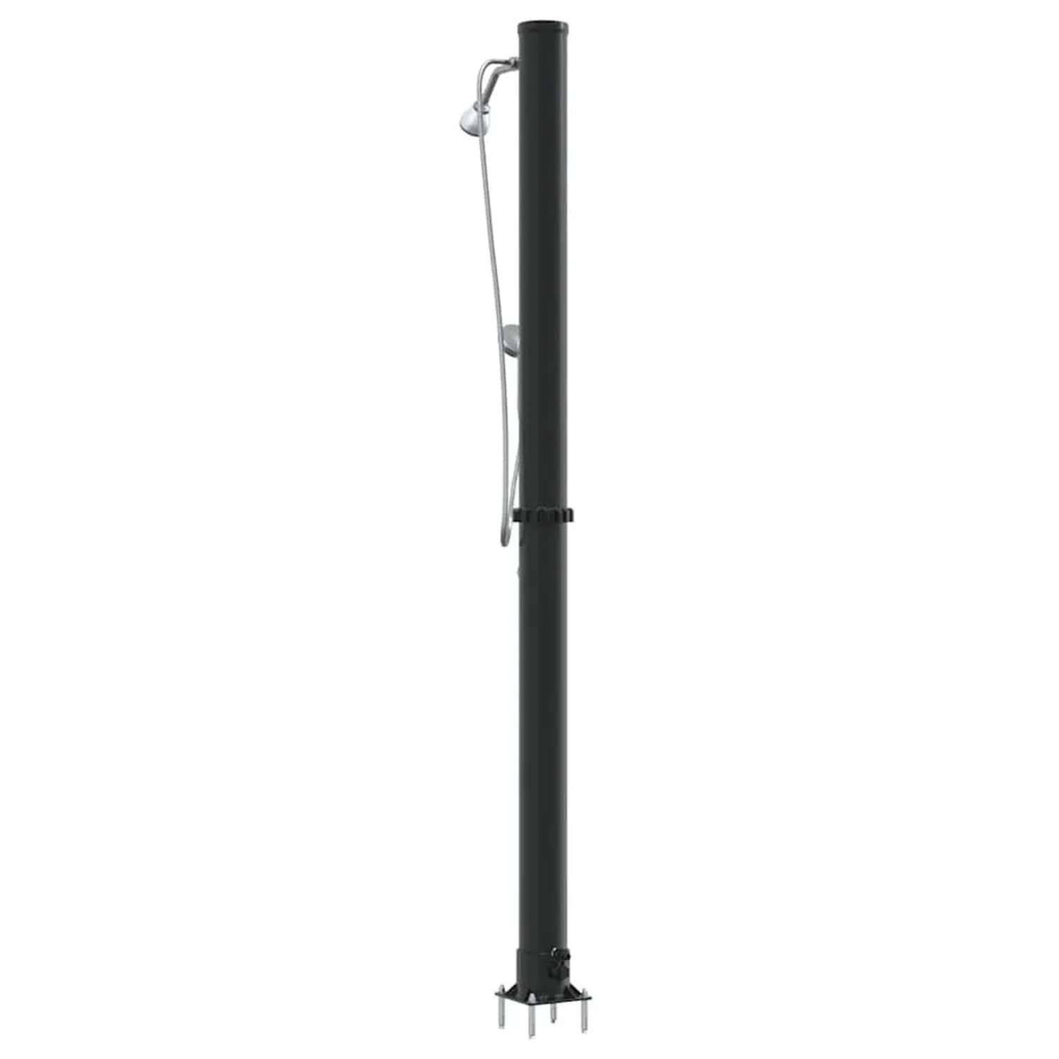 vidaXL Außen Solardusche Schwarz 217 cm PVC und Aluminium 42003409_7