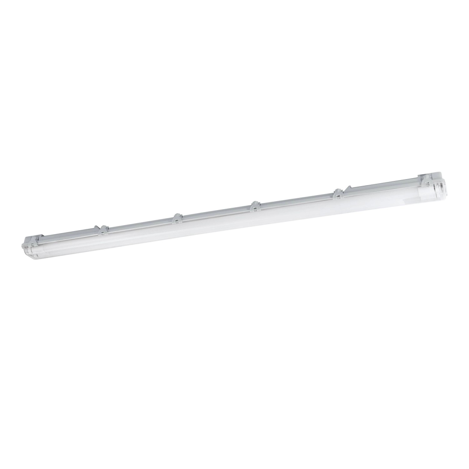 Eglo LED-Wannenleuchte Expert Basic 2-flammig 126 cm Grau