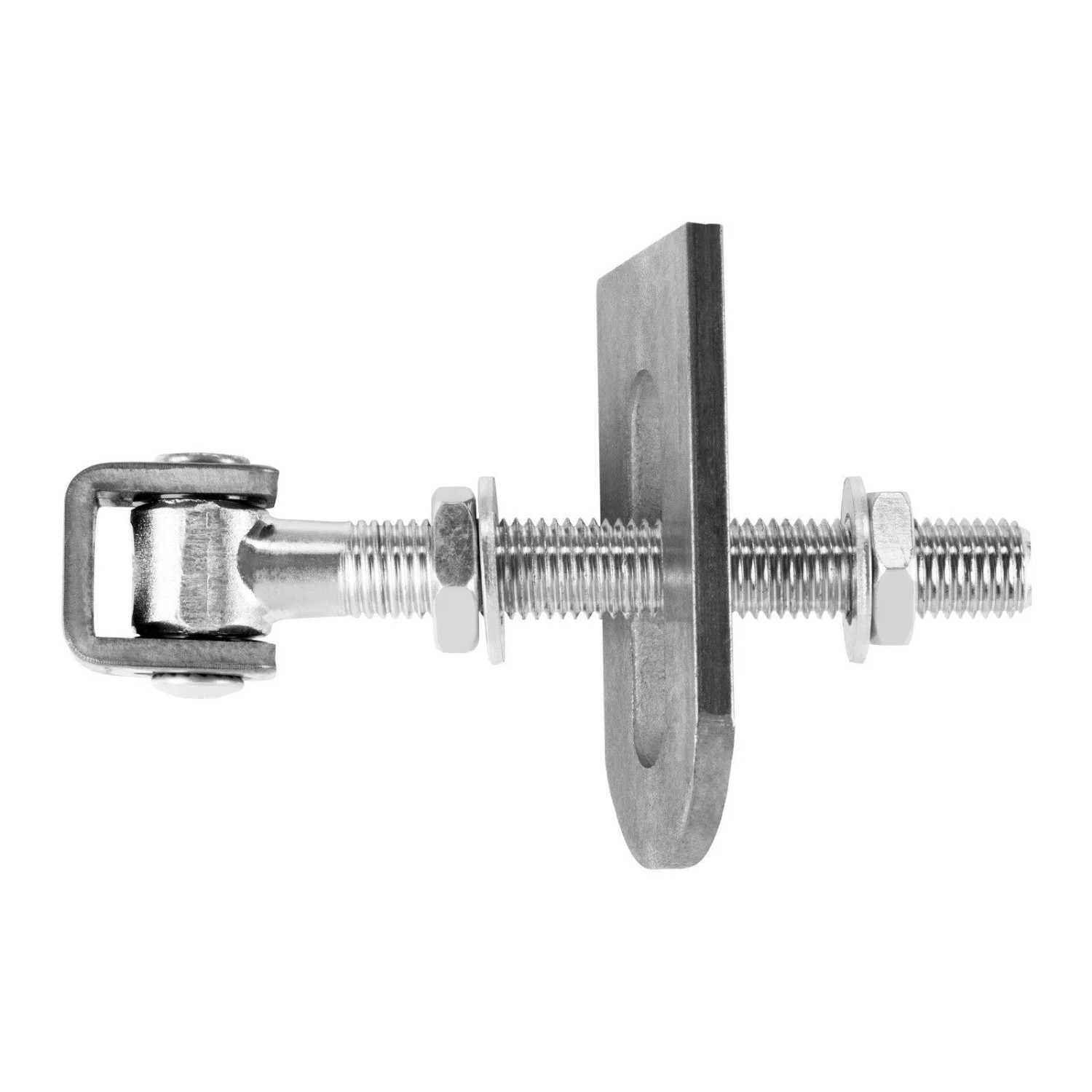 SOTECH Torscharnier Verstellbar M20 x 190 mm mit U-Förmiger Anschweißlasche