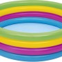Bestway Planschbecken Swim Squad, Ø 157 cm, mit bunten Luftringen.