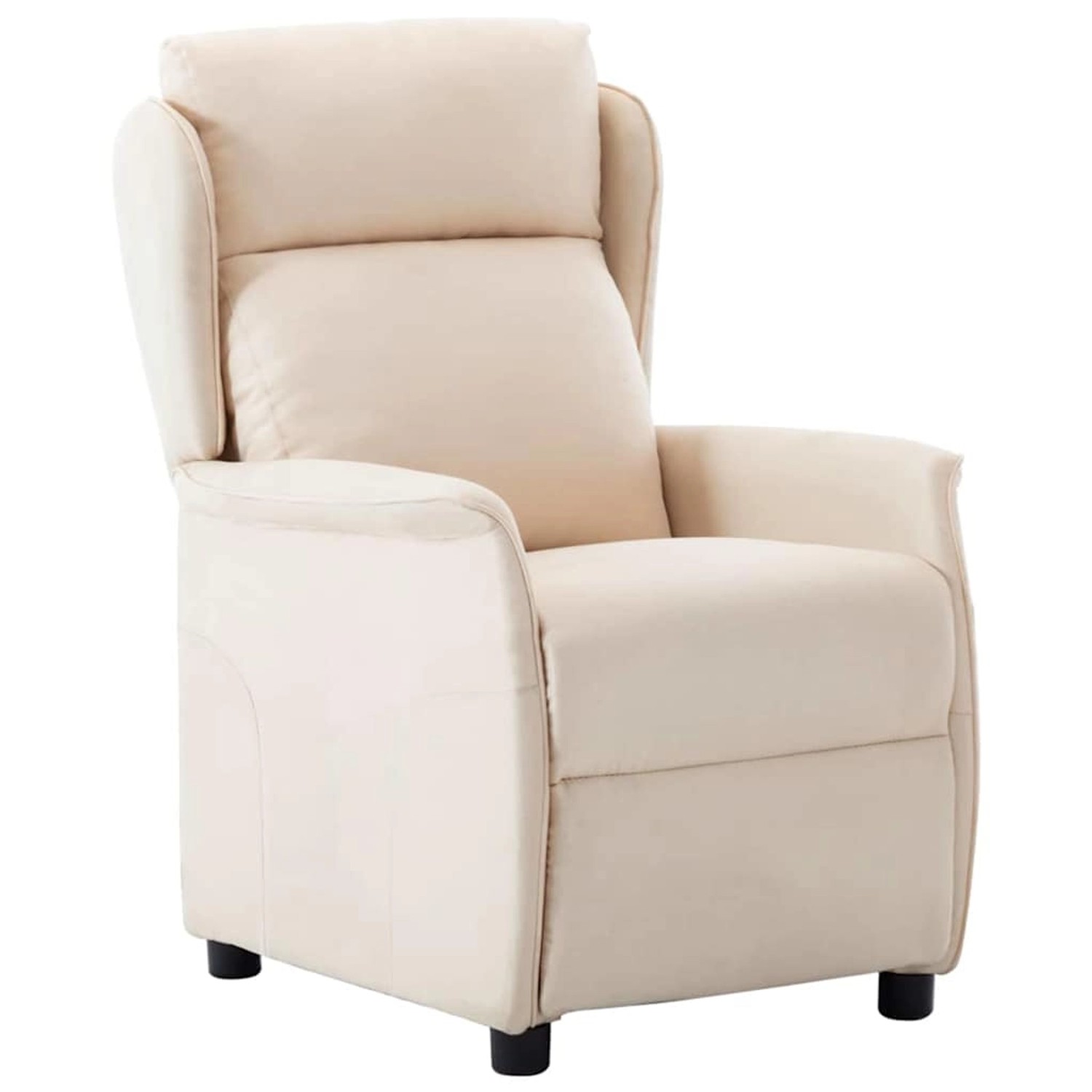 vidaXL Relaxsessel Creme 67,5 x 93,5 x 101,5 cm Stoff 340161 günstig online kaufen