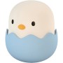 Blaues MegaLight LED-Nachtlicht Baby Eggy mit Akku, dimmbar und mit RGB Licht.