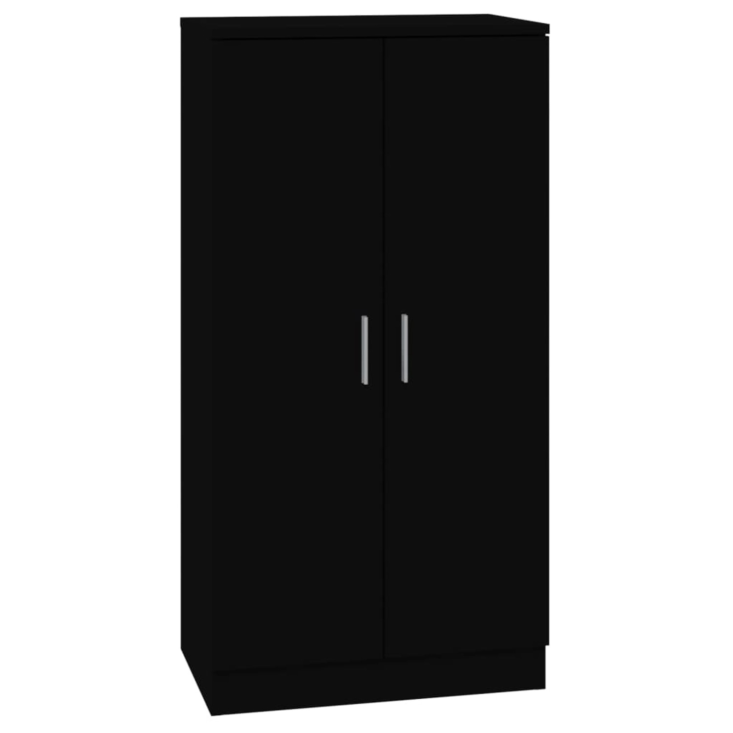 vidaXL Schuhschrank Schwarz 55x35x108 cm Holzwerkstoff 342665 günstig online kaufen