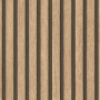 AS-Creation 3D-Panel Tapete Beige-Braun mit Holzpaneel-Optik und 3D-Effekt.