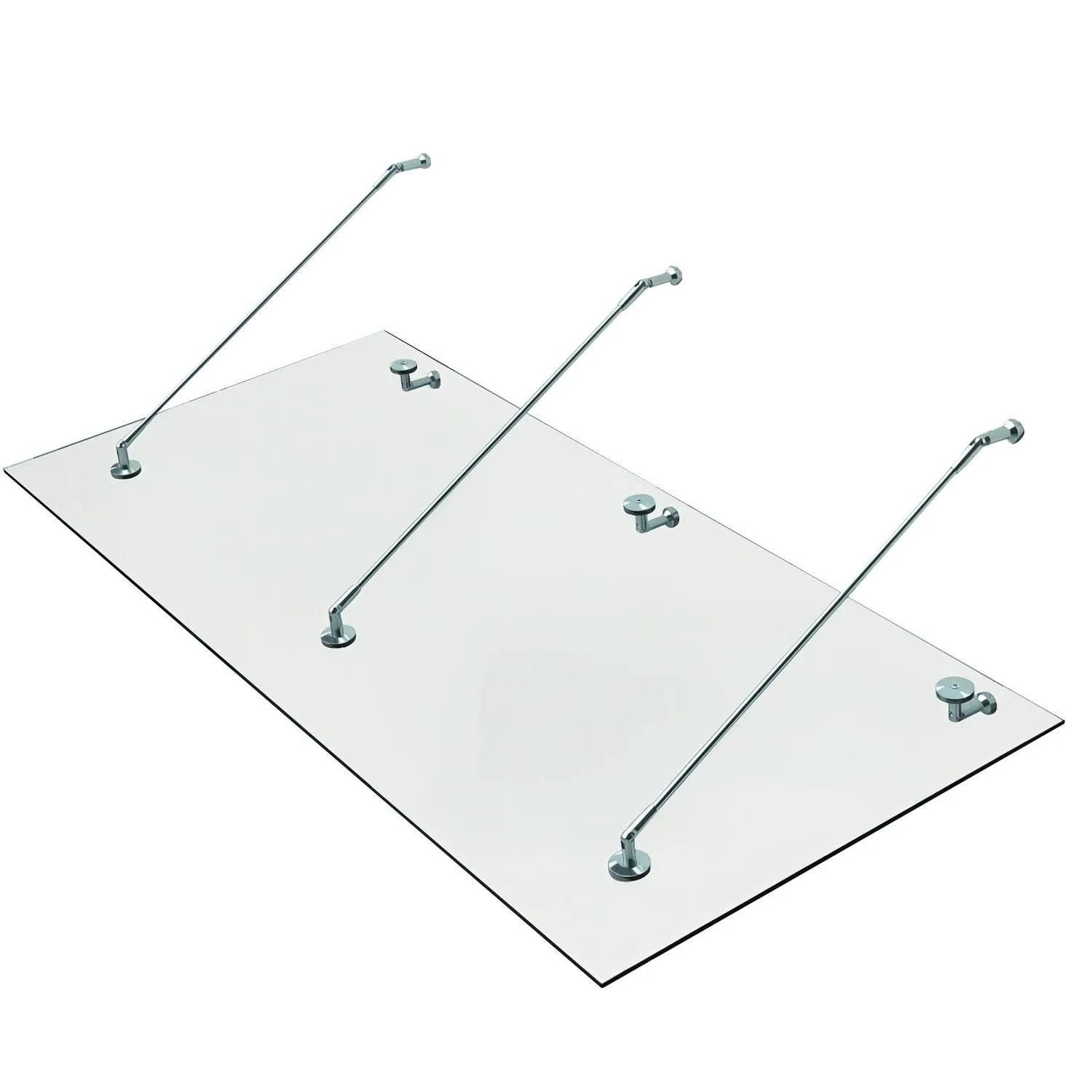 HOMCOM Vordach Verbundsicherheitsglas VSG 304